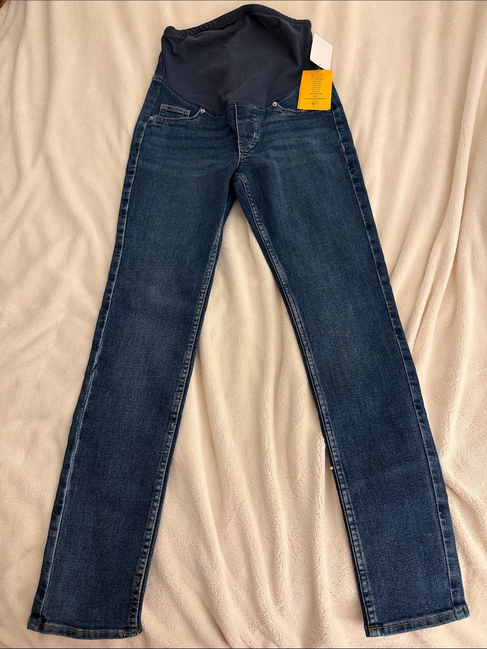 H&M Dark Blue Skinny Maternity Jeans